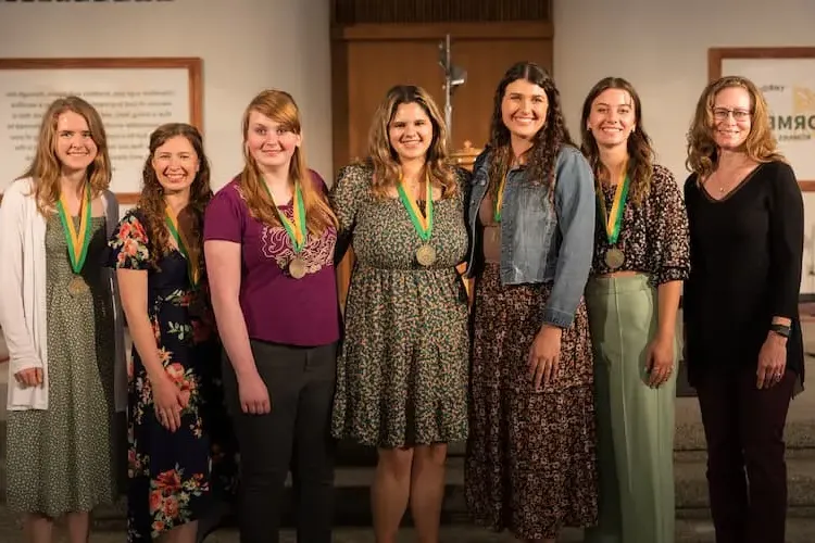 Female award winners at Celebration of Ministry